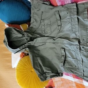 American Eagle hooded utility jacket